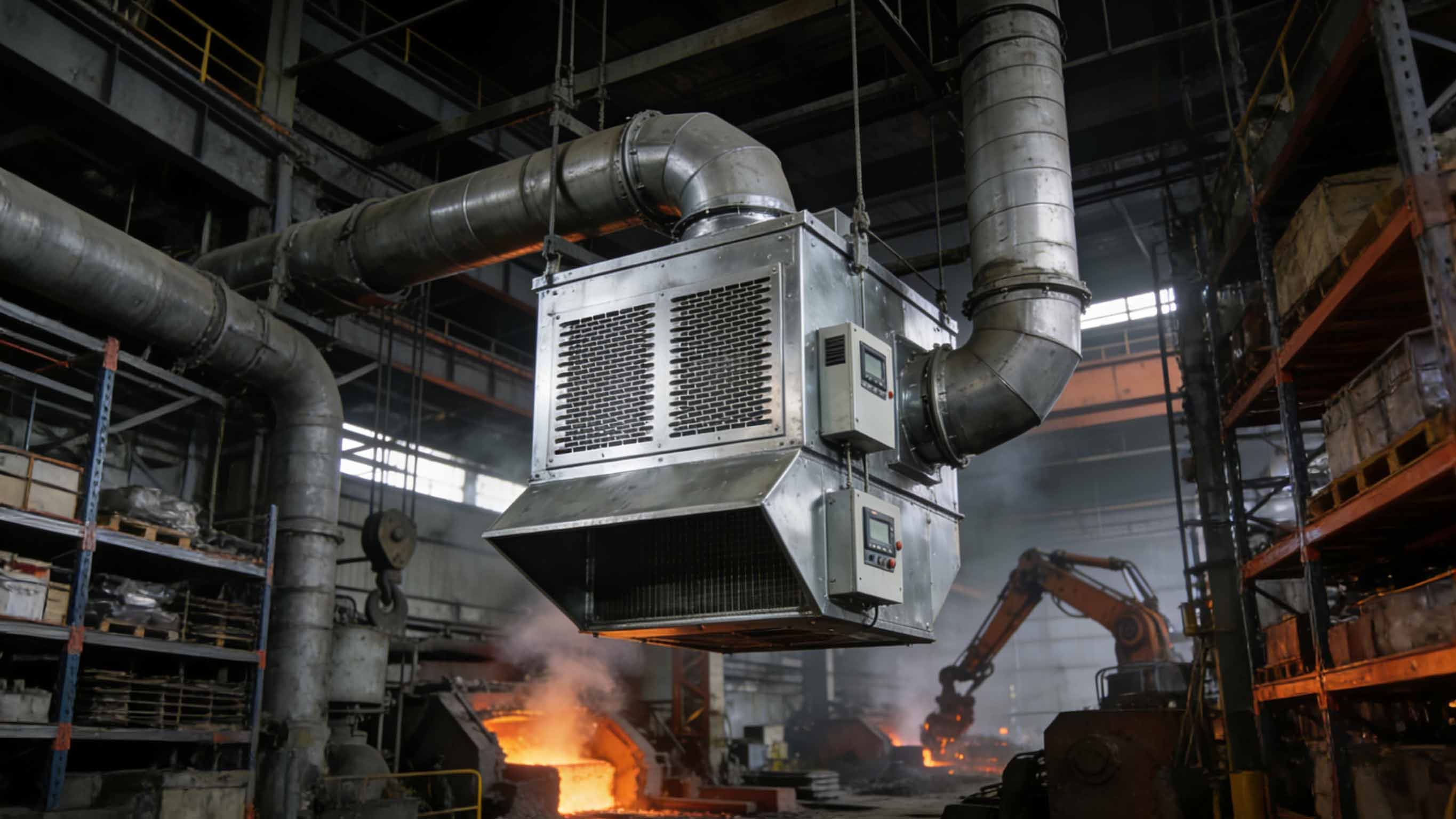 耐高温 + 耐腐蚀 + 高效过滤：鲸感科技冶金专用空气过滤器助力企业超低排放改造