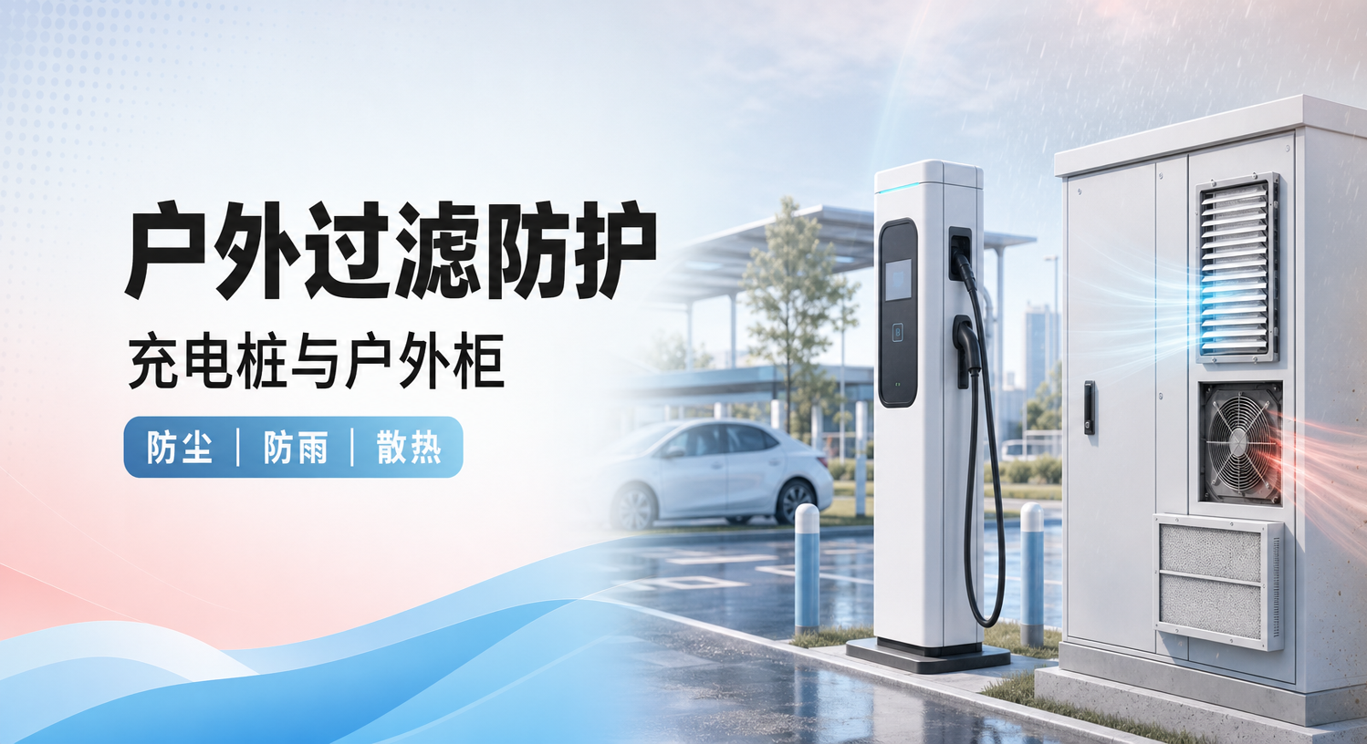 防尘、散热、阻燃——充电桩、储能柜和户外电气柜过滤防护的“最优解”
