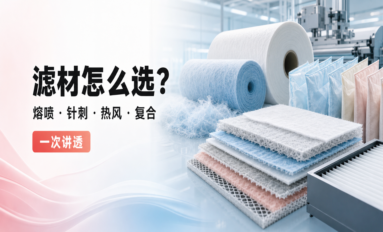 你的工况适合哪种过滤棉工艺？熔喷、针刺、热风、复合层压一次讲透